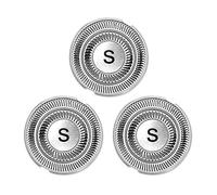 SweetLF 3 Pcs Replacement Shaving Heads for IPX7 Waterproof Rotary Electric Shaver Razor cutter Electric Shaving Razors with Pop-up Trimmer