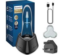 SweetLF Electric Razor for Men, with Air-Drying Base & UK Charger & Pop-up Trimmer - Rechargeable Cordless 120 Min Shaving, 100% Waterproof Electric Shaver, Wet & Dry Shavers for Men