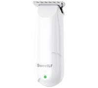 SWEETLF Mini Hair Clippers, Portable Hair Trimmer Rechargeable Hair Cutting Set with Stainless Blade & 3 Guide Combs Electric Clipper for Infants Toddler Children Women Men Pet (White)