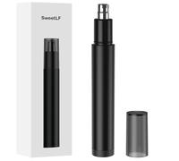SweetLF Nose Hair Trimmer for Men with Detachable Head, Washable Blades, R-Shaped Design, Lightweight (26g), Includes Cleaning Brush