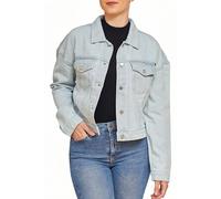 SweetLook Women's Women Oversized Denim Jacket Plus Size Denim Jackets in Baby Blue | Size: Small SweetLook Baby Blue S