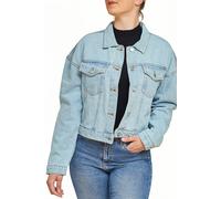 SweetLook Women's Women Oversized Denim Jacket Plus Size Denim Jackets in Blue | Size: Small SweetLook Blue S