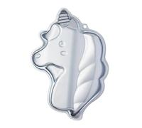 KitchenCraft Sweetly Does It Unicorn Cake Tin, 23 x 33.5 x 5 cm, Metallic