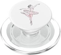 Sweetly Poised Ribbon Dreams Soft Ballet Spirit and Blossom PopSockets PopGrip for MagSafe