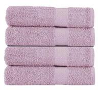 SweetNeedle Bath Towels - Set of 4 Bathroom Bath Sheets Lilac, 75x150 cm - 100% Cotton, Quick Dry, Light Weight, Highly Absorbent for Shower, Spa, Beach, Pool, Daily Use, Gift