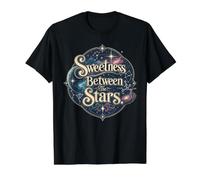 Sweetness Between The Stars Dopamine Science Value Graphic T-Shirt, Men, Black, S