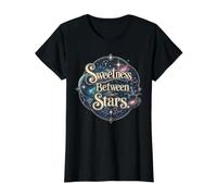 Sweetness Between The Stars Dopamine Science Value Graphic T-Shirt, Women, Black, XL