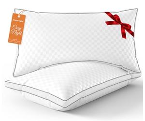 Sweetnight Cozy Night Pillows, King, White 2 Count