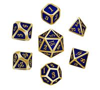 Sweetone Metal Dice Set, 7-Piece Polyhedral Set for Dungeons and Dragons, D20 D12 D10 D8 D6 D4