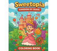 Sweetopia: The Kingdom of Crave Coloring Book