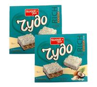 Sweetplus Rydo Wafer Cakes With Coconut 155G Soft Cake Dessert Crispy Crunchy Tasty Delicious Sweet Snack From Bulgaria Pack Of 2