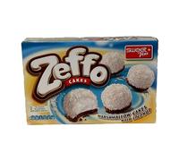 Sweetplus Zeffo Marshmallow Cake With Coconut 115G Soft Cake Coconut Cream Filled Dessert Snack Product From Bulgaria Origin Pack Of 1