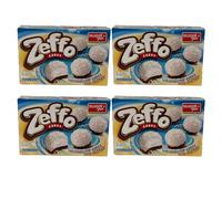 Sweetplus Zeffo Marshmallow Cake With Coconut 115G Soft Cake Coconut Cream Filled Dessert Snack Product From Bulgaria Origin Pack Of 4