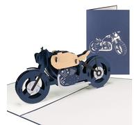 Sweetpopup® 3D Motorbike Pop-Up Card - Perfect for Birthdays, Driving Test Congratulations, Gifts, or Vouchers for Bikers - Motorcycle Design 010