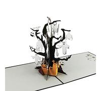 Sweetpopup® 3D Spooky Tree Pop-Up Card - Halloween Greeting Card, Trick or Treat Theme, Gift Voucher, Unique Design for Halloween Lovers - 189