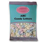 Sweets and Candy® ABC Candy Letters 1Kg - Retro Multicolour Hard Alphabet Sweets - Bulk 1 Kilo Bag - A Perfect Pick and Mix Gift Idea - Pick and Mix Share Bags