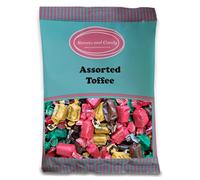 Sweets and Candy® Assorted Toffee 1Kg - Individually Wrapped Creamy Toffees - 1 Kilo Bulk Bag - Traditional Recipes - Chewy Toffees in a Variety of Flavours - Pick and Mix Share Size Bags