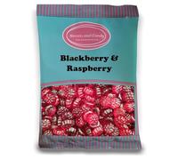 Sweets and Candy® Blackberry and Raspberry 1kg - Retro Fruity Jelly Sweets - Blackberry and Raspberry Jellies - Bulk 1 Kilo Bag - Perfect Pick and Mix Gift Idea - Pick and Mix Share Size Bags