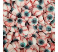Sweets and Candy® Bloody Eyes 1Kg - Bloodshot Jelly Eyeballs - Fruity Gummy Jellies - Bulk Halloween Sweets - Spooky Candy - Halloween Pick and Mix for Trick or Treat or Parties