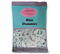 Sweets and Candy® Blue Dummies 1Kg - Retro Blue Jelly Sweets with a Sugar Coating - Bulk 1 Kilo Bag - A Sweet Pick and Mix Gift Idea - A Retro Twist on Fizzy Dummies!
