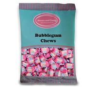 Sweets and Candy® Bubblegum Chews 1Kg - Retro Bubblegum Flavour Chewy Sweets - Individually Wrapped - Bulk 1 Kilo Bag - A Perfect Pick and Mix Gift Idea