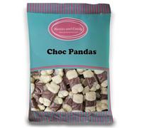 Sweets and Candy® Choc Pandas 1Kg - Choco Pandas - Retro Milk and White Chocolate Candy Pieces - Bulk 1 Kilo Bag - Pick and Mix Share Size Bags - A Great Sweet Gift Idea