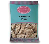 Sweets and Candy® Chocolate Frogs 1kg - Retro Chocolate Candy Pieces in Fun Frog Shapes - Bulk 1 Kilo Bag - Pick and Mix Share Size Bags - 100s of Retro Pick and Mix Sweets - A Great Sweet Gift Idea