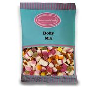 Sweets and Candy® Dolly Mix 1kg - Traditional Fondant and Jelly Sweets - Colourful Pieces - Dolly mixtures 1 Kilo Bulk Bag - Pick and Mix Share Size Bags - A Sweet Gift Idea