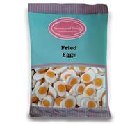 Sweets and Candy® Fried Eggs 1Kg - Retro Fruity Jelly Sweets Shaped Like Fun Fried Eggs - Soft and Chewy Jellies - Bulk 1 Kilo Bag - Pick and Mix Share Size Bags - Retro Pick and Mix