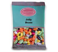 Sweets and Candy® Jelly Beans 1Kg - Traditional Fruity Jelly Beans - Retro Panned Fruit Sweets - Bulk 1 Kilo Bag - British Sweet Shop Favourite - Pick and Mix Share Size Bag