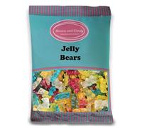 Sweets and Candy® Jelly Bears 1Kg - Retro Fruity Jelly Sweets in Cute Bear Shapes - Larger Than Standard Teddy Bears - Bulk 1 Kilo Bag - A Perfect Pick and Mix Gift Idea - Share Size Pick n Mix Bags