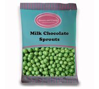 Sweets and Candy® Milk Chocolate Sprouts 1Kg - Bulk Christmas Sweets - Christmas Pick and Mix Candies - Xmas Themed Treats - Bulk 1 Kilo Bag - A Great Sweet Gift Idea or Festive Baking Decorations