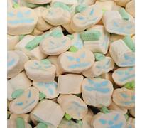 Sweets and Candy® Pumpkin Marshmallows 1Kg - Soft Fluffy Vanilla Marshmallows Shaped Like Pumpkins - Bulk Halloween Sweets - Spooky Candy - Halloween Pick and Mix for Trick or Treat or Parties