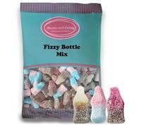 Sweets and Candy® VEGAN Fizzy Bottle Mix 1Kg | Fizzy Vegan and Vegetarian Sweets | Cola, Bubblegum and Cherry Cola Bottles - Bulk 1 Kilo Bag - Pick and Mix Share Size Bags