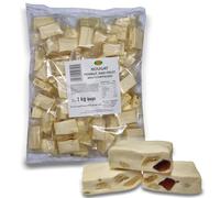 Sweets and Treats Wholesale® Peanut and Fruit Nougat 1kg Bulk Bag - Bulk Sweets - Traditional Soft Nougat with Roasted Peanuts and Candied Fruit Pieces - Individually Wrapped Chunks