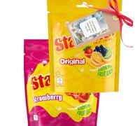 Sweets Bundle With Fruit Chews Bursting With Fruit Juice Strawberry And Original Mixed Flavour 138g (2 Pack) - By Oerich Gift