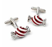 Sweets Cufflinks - Onyx Art CK1152 Wrapped Candy Novelty Cuff Links in Premier Life Packaging
