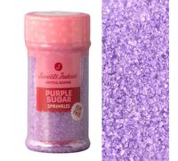Sweets Indeed Dye Free Purple Sugar, Dye Free, Edible Sprinkles, No Artificial Dyes, Perfect for Cake Decorations, Baking, Ice Cream, Cookies, Cupcake Topper 3.35 ounces (Dye Free Purple Sugar)