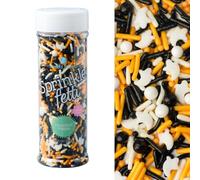 Sweets Indeed Natural Dye Free Halloween Sprinkles, Edible Sprinkle Mix, Perfect for Cake Decorations, Baking, Ice Cream, Cookies, Cupcake Topper (Natural Halloween Mix)