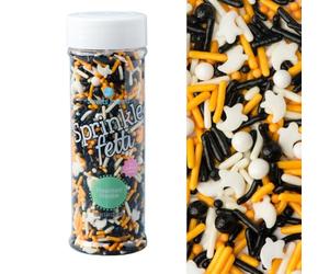 Sweets Indeed Natural Dye Free Halloween Sprinkles, Edible Sprinkle Mix, Perfect for Cake Decorations, Baking, Ice Cream, Cookies, Cupcake Topper (Natural Halloween Mix)