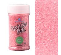 Sweets Indeed Valentines Day Dye-Free Pink Sanding Sugar | Natural Pink Decorating Sugar for Cakes, Cupcakes & Cookies | No Artificial Dyes, Gluten-Free | 3.35 ounces