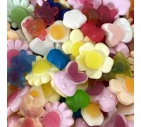 Sweets Mix 400g Bag Resealable Pouch Candy Retro Sweets Fried Eggs Happy Flowers Bunnies