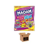 Sweets Share Size Bags | Fruity Chewy Sweets for Kids & Adults | Includes Maoam Mixx, Joy Stixx, Pinballs, Stripes & Summer Berries | Halloween & Party Sharing Treats (Maoam Joy Stixx - 161g x 14Pack)