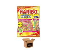 Sweets Share Size Bags | Sweet & Sour Jellies, Gummy Candy & Chewy Treats for Kids & Adults | Party, Halloween, Xmas Gift Snacks | (Rainbow Strips)