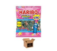 Sweets Share Size Bags | Sweet & Sour Jellies, Gummy Candy & Chewy Treats for Kids & Adults | Party, Halloween, Xmas Gift Snacks | (Bubble Gum Bottles)