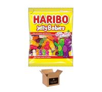 Sweets Share Size Bags | Sweet & Sour Jellies, Gummy Candy & Chewy Treats for Kids & Adults | Party, Halloween, Xmas Gift Snacks - Haribo Jelly Babies (12Pack x 140g) £1.25 PM