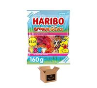 Sweets Share Size Bags | Sweet & Sour Jellies, Gummy Candy & Chewy Treats for Kids & Adults | Party, Halloween, Xmas Gift Snacks | (Groovy Goats)