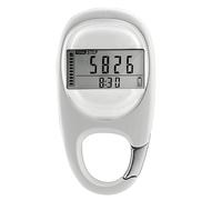 SweetSerenade Multi-Function Pedometer 3D Induction Pedometer Step Counting Accurate Pedometer Portable Mini Fitness Walking Steps Counting