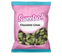 Sweetso 1KG Chocolate Limes Pick n Mix Sweets Sharing Bag