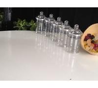 SweetSpiceJar 25 X 380ML Empty Plastic Victorian Sweet Candy Jars (25 X 380ML)